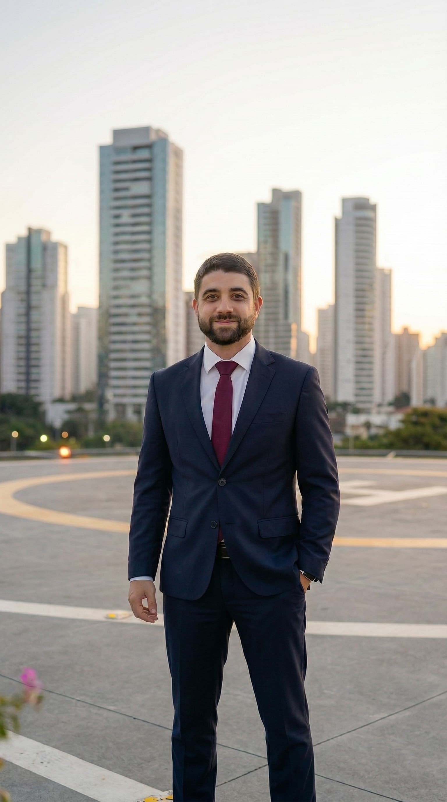 Felipe Carzo trabalhando